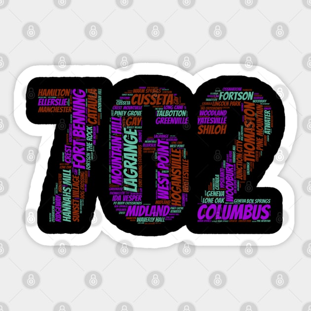 Columbus and the 762 Sticker by GeePublic